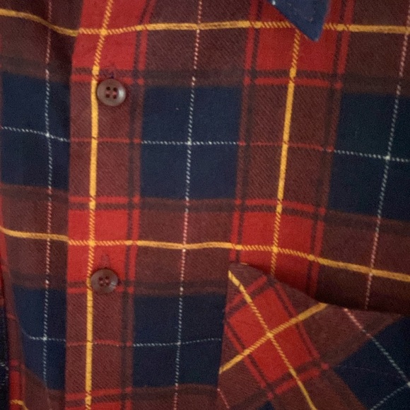 🔥VINTAGE🔥Van Cort 100% Cotton Flannel Shirt. - Picture 3 of 4